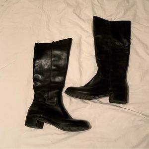 Franco Sarto Black Leather Boots 🖤